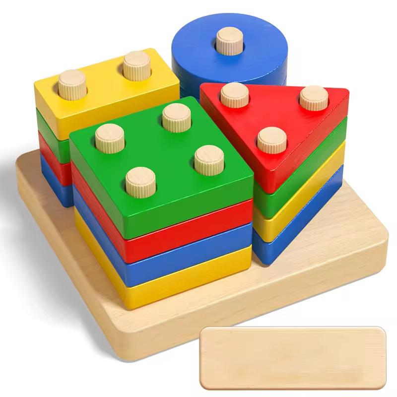 Juego Didáctico Montessori de Encastre - ALTOQUE