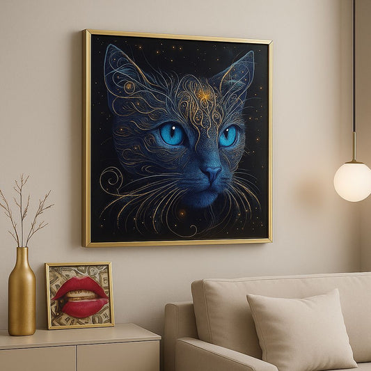 Cuadro Decorativo "Gato Cósmico" - ALTOQUE