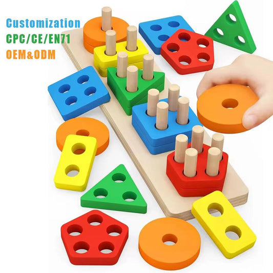 Juego Didáctico Montessori de Encastre - ALTOQUE