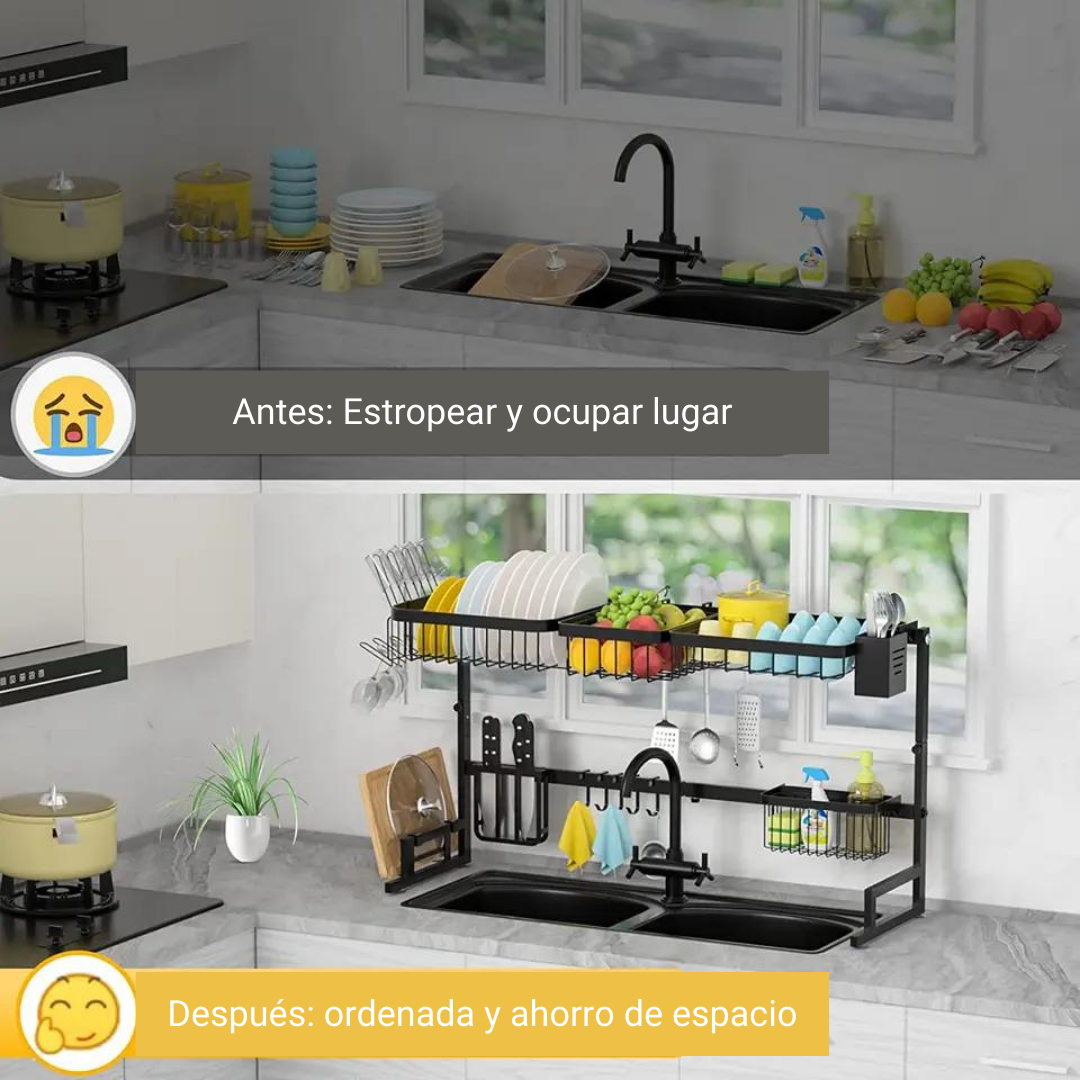 Escurridor de Platos Aéreo Ajustable - ALTOQUE