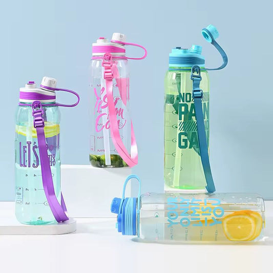 Botella Plástica de 1L con Diseño Motivacional - ALTOQUE