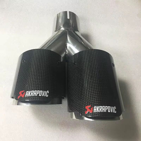 Set de Puntero de Escape Estilo Y en Fibra de Carbono Brilloso - ALTOQUE