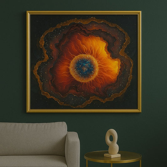 Cuadro Decorativo " Corazón de Fuego" - ALTOQUE