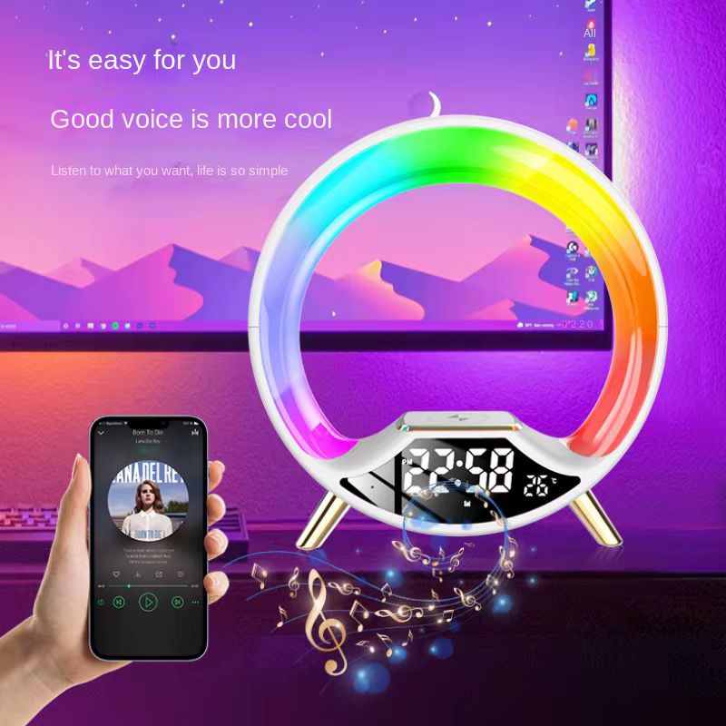 Reloj Led y Parlante con Cargador Inalámbrico - ALTOQUE