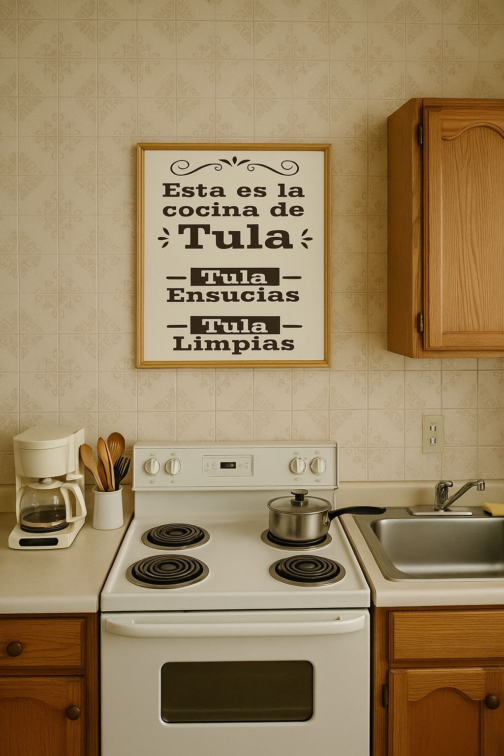 Cuadro Decorativo " Esta es La Cocina de Tula" - ALTOQUE