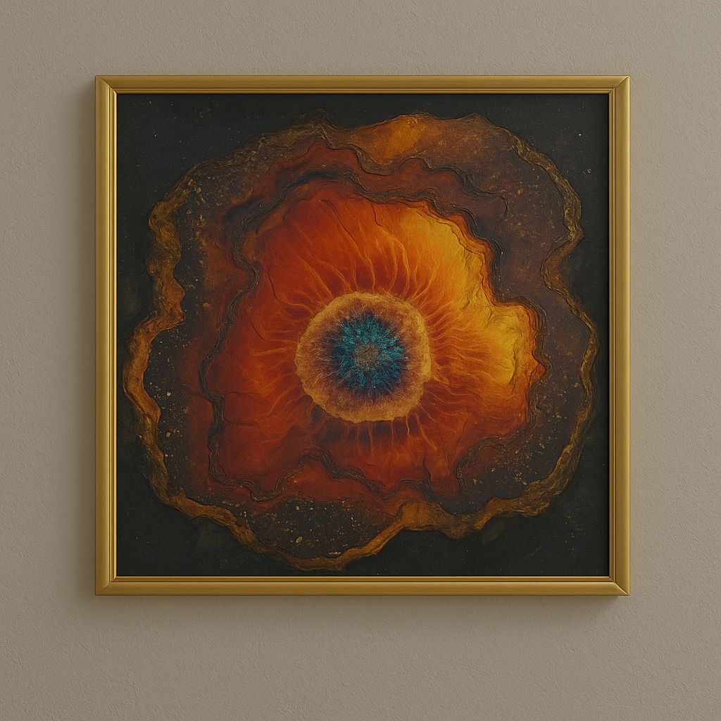 Cuadro Decorativo " Corazón de Fuego" - ALTOQUE