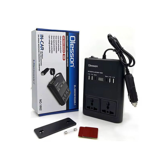Convertidor De Energía Autos Olesson 150w Usb Tipo C - ALTOQUE