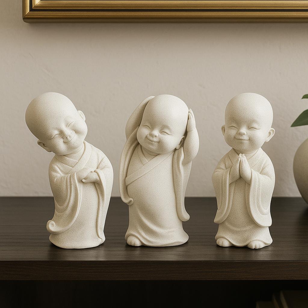Set de 3 Buda Monjes