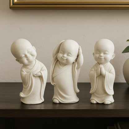 Set de 3 Buda Monjes