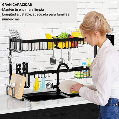 Escurridor de Platos Aéreo Ajustable - ALTOQUE
