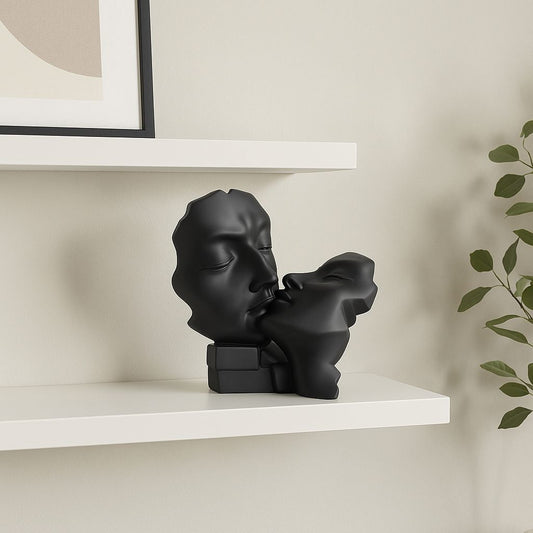 Escultura Rostro Hombre Y Mujer Besándose - ALTOQUE