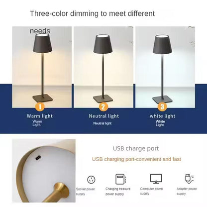 Lampara de Mesa Recargable Táctil - ALTOQUE