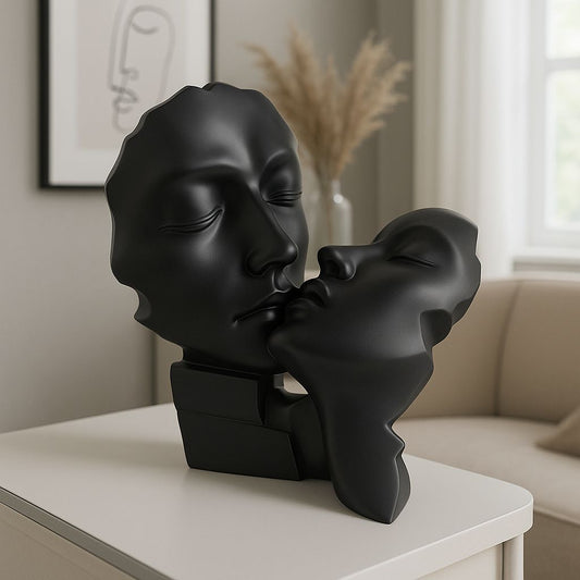 Escultura Rostro Hombre Y Mujer Besándose - ALTOQUE