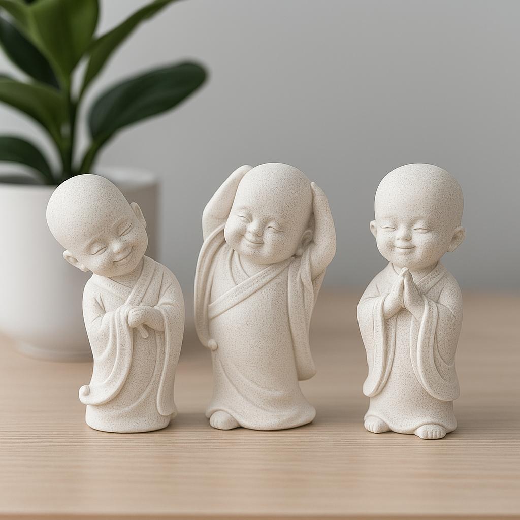 Set de 3 Buda Monjes
