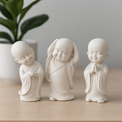 Set de 3 Buda Monjes
