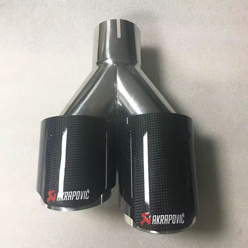 Set de Puntero de Escape Estilo Y en Fibra de Carbono Brilloso - ALTOQUE