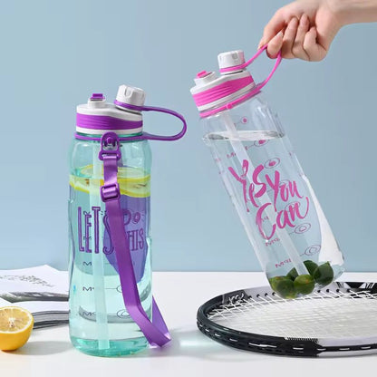 Botella Plástica de 1L con Diseño Motivacional - ALTOQUE