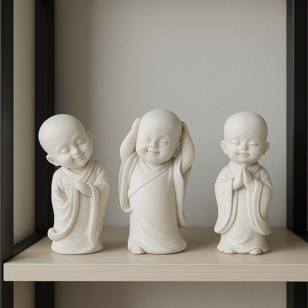Set de 3 Buda Monjes
