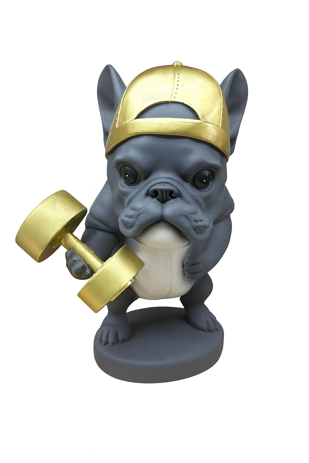Adorno Decorativo  Bulldog con Mancuerna