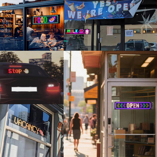 Pantalla LED Decorativa con Animaciones RGB