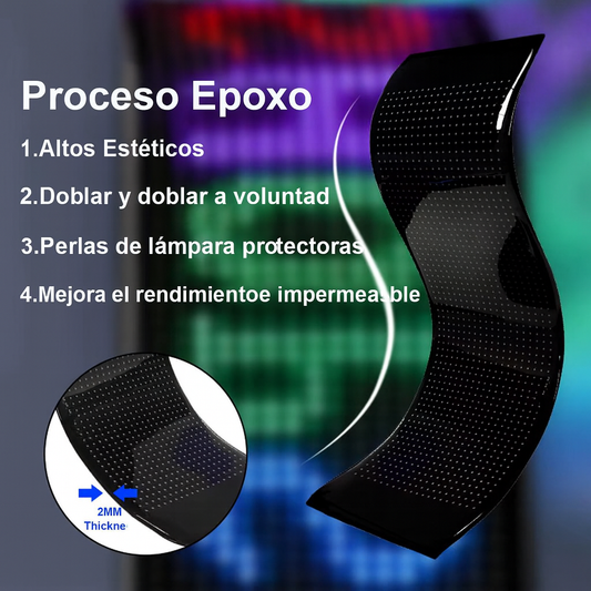Pantalla LED Flexible con Animaciones