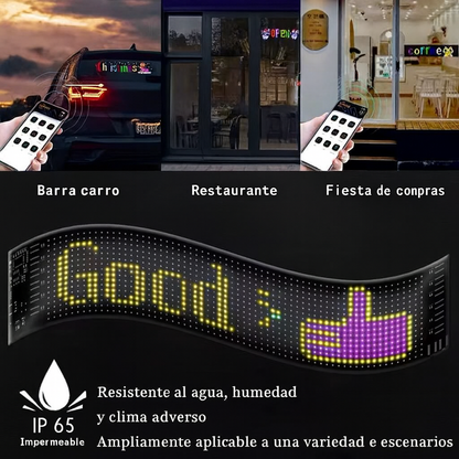 Pantalla LED Flexible con Animaciones