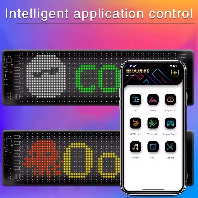 Pantalla LED Flexible con Animaciones