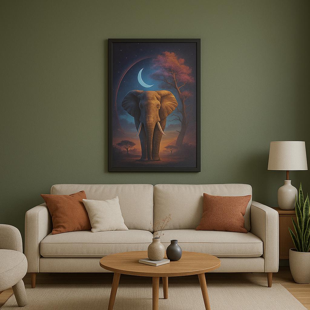 Cuadro Decorativo Elefante