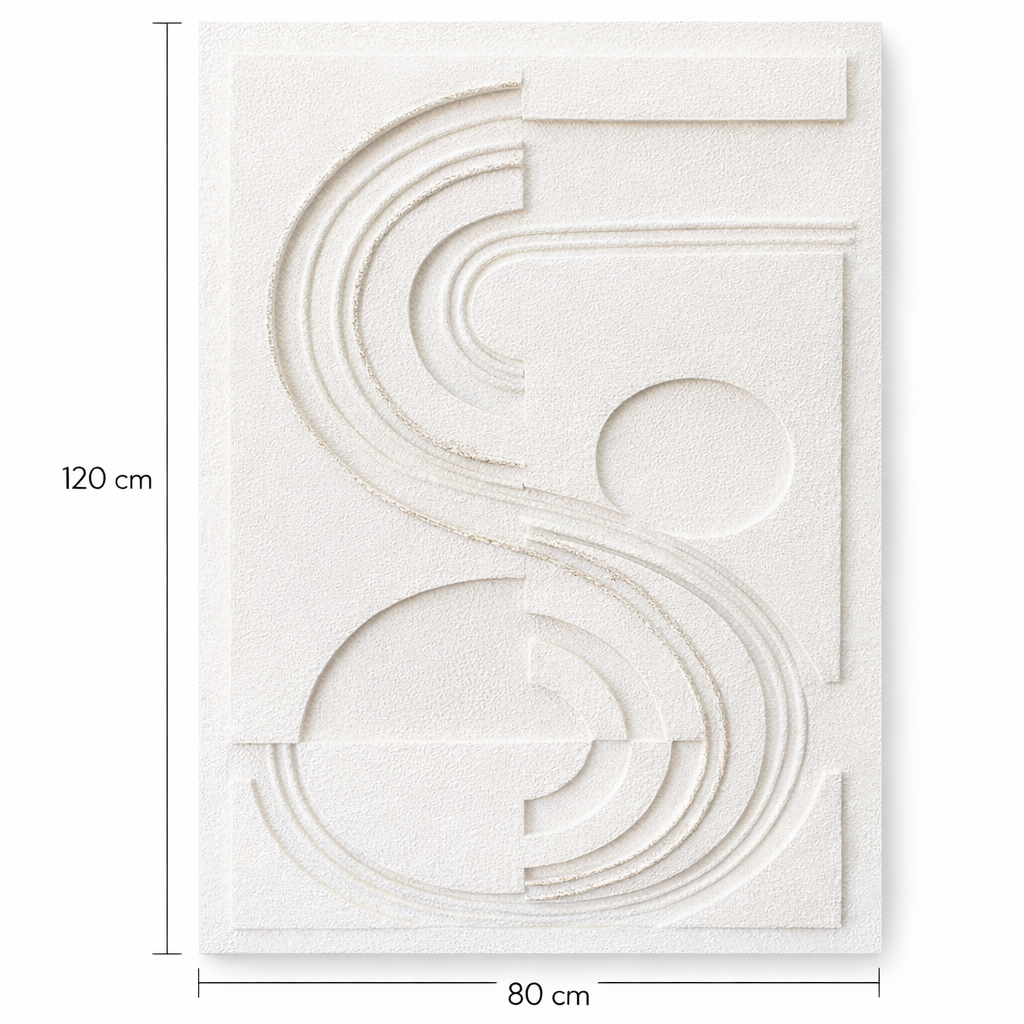 Cuadro de Pared 3D en Yeso 8