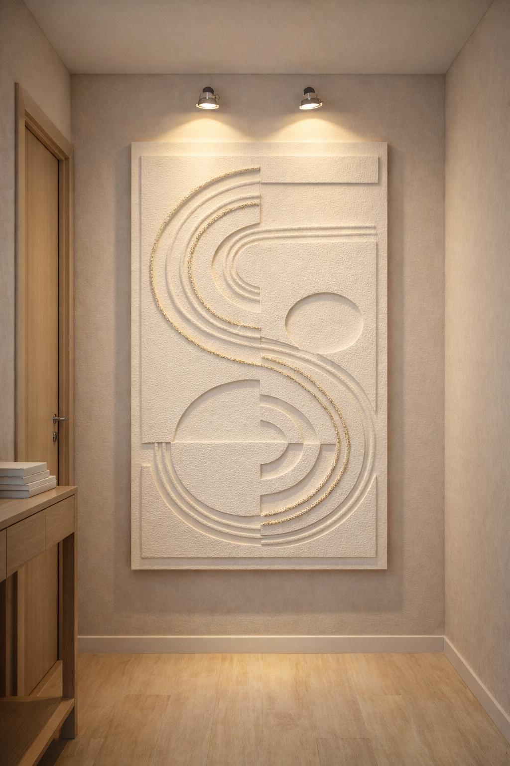 Cuadro de Pared 3D en Yeso 8