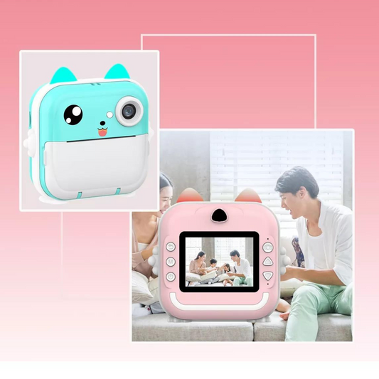 Cámara De Fotos Infantil Con Impresión Instantánea - ALTOQUE