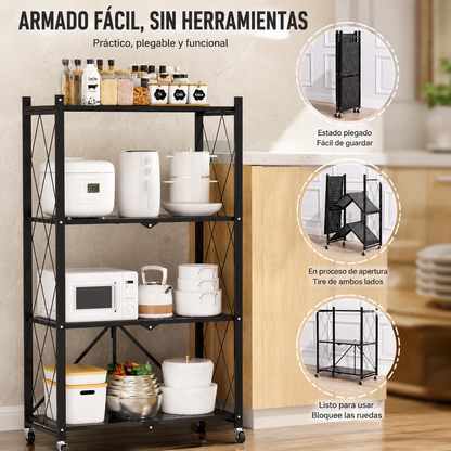 Estantería Plegable 4 Estantes