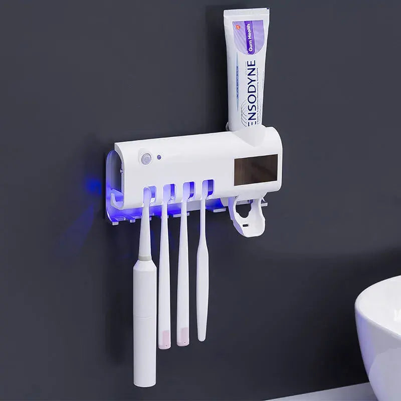 Porta Cepillo + Pasta Multifuncional Carga USB - ALTOQUE