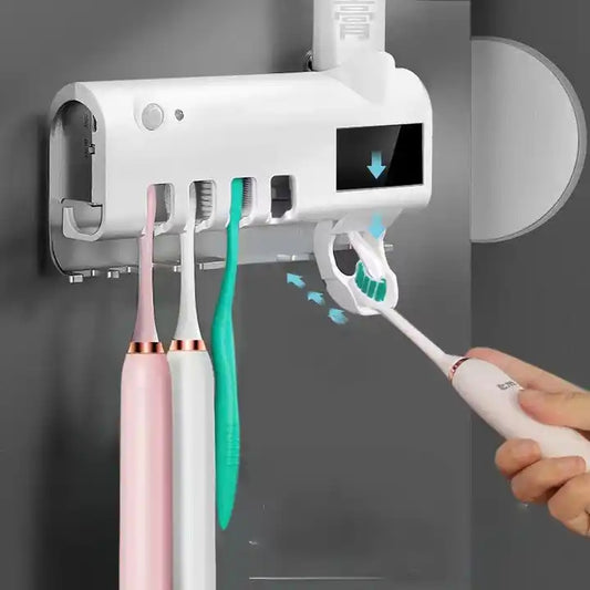 Porta Cepillo + Pasta Multifuncional Carga USB - ALTOQUE