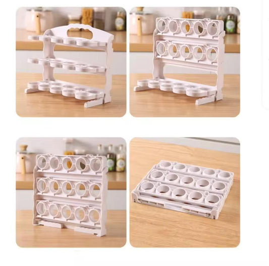 Organizador Plegable para 30 Huevos
