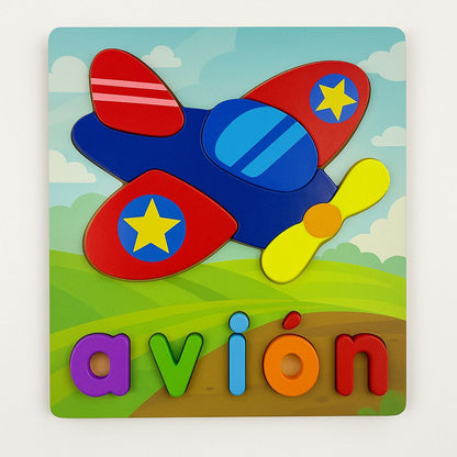 Puzzles en Madera con Palabras - ALTOQUE