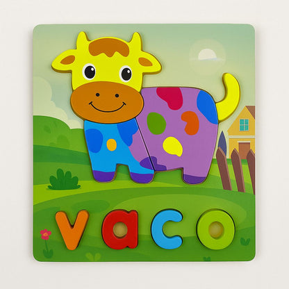 Puzzles en Madera con Palabras - ALTOQUE