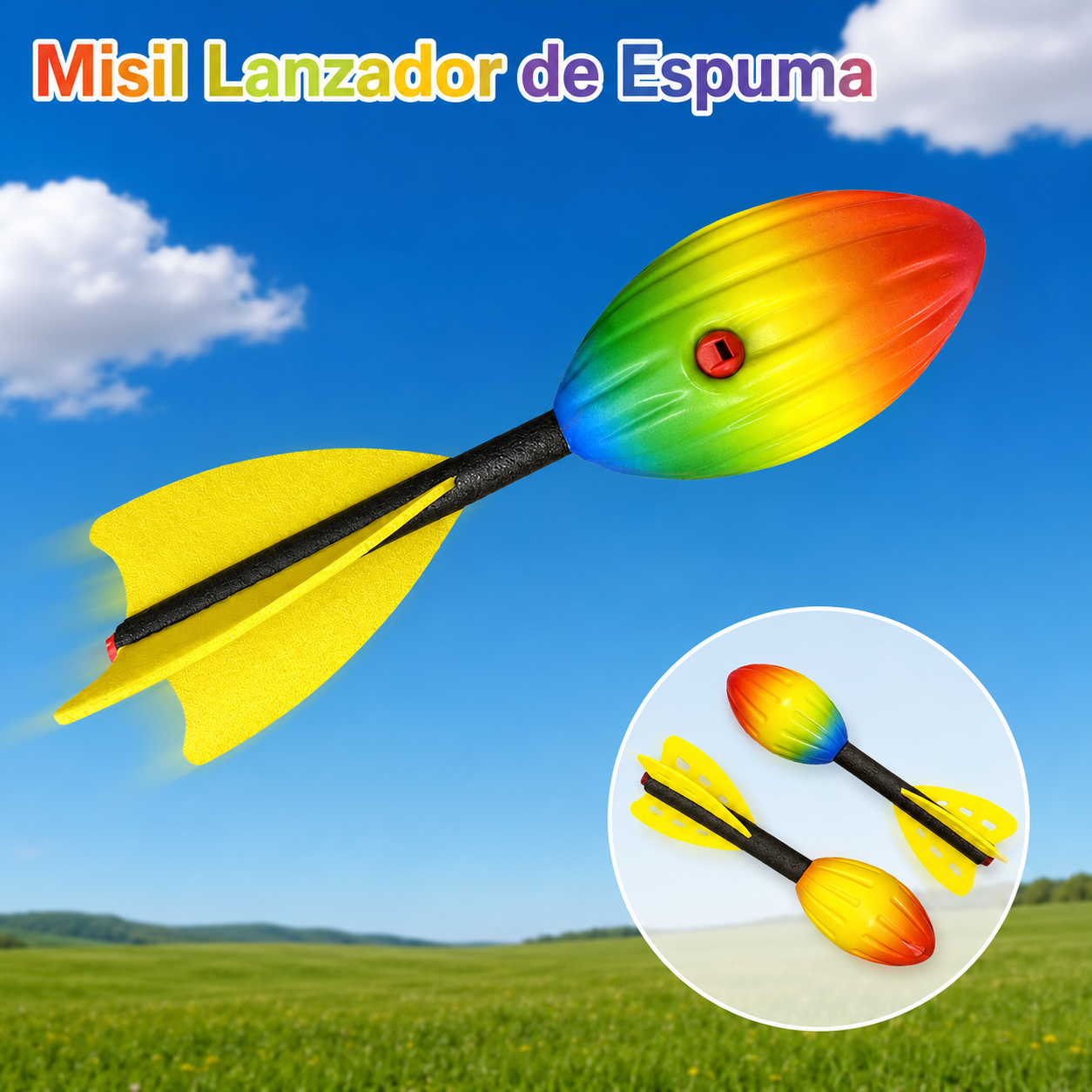 Misil Lanzador de Espuma