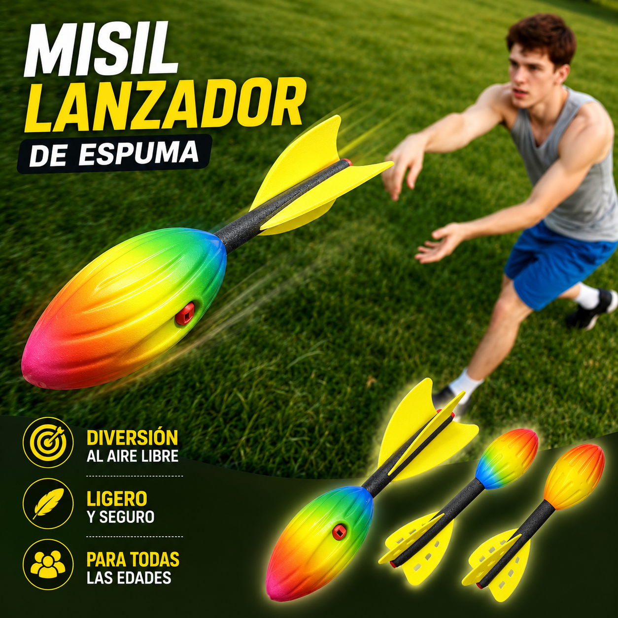 Misil Lanzador de Espuma
