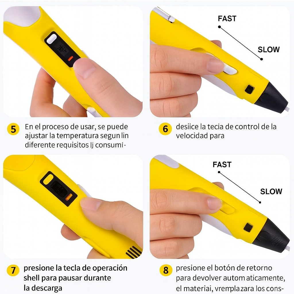 Lápiz de Impresión 3D para Niños y Adultos