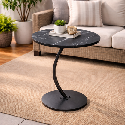 Mesa Auxiliar Redonda para Living