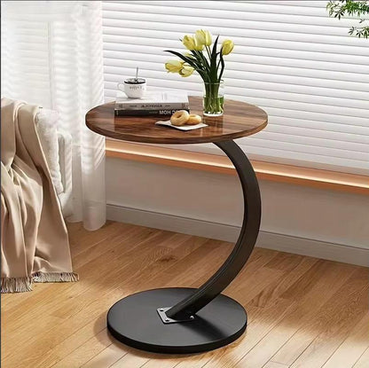 Mesa Auxiliar Redonda para Living
