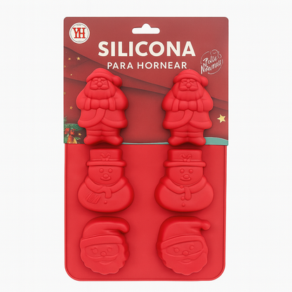 Molde Navideño de Silicona para Hornear