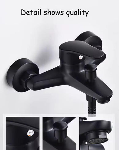 Monocomando Para Ducha Negro