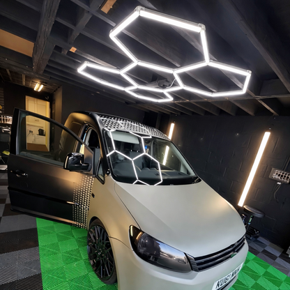 Panel Luz Led 5 Hexágonos