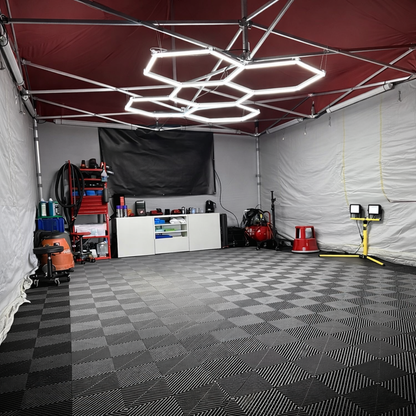 Panel Luz Led 5 Hexágonos