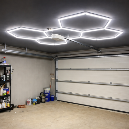 Panel Luz Led 5 Hexágonos