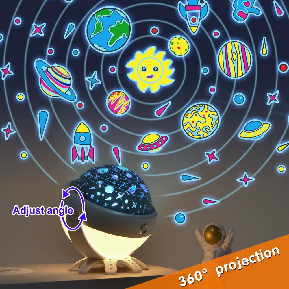 Lampara Infantil Veladora / Proyector 360° - ALTOQUE