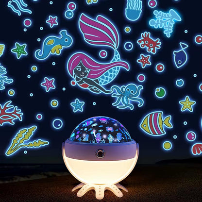 Lampara Infantil Veladora / Proyector 360° - ALTOQUE