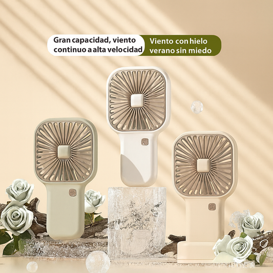 Mini Ventilador Recargable de Mano